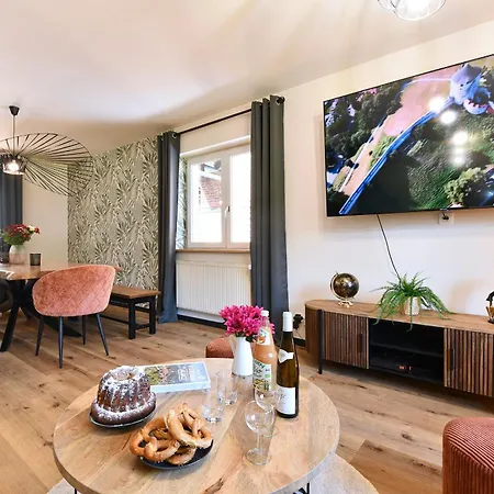 Semesterbostad Au Paradis Des 4 Saisons - Maison Avec Terrasse Moosch